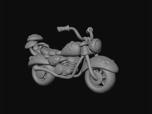 3D model for Purple Myco Motorcycle