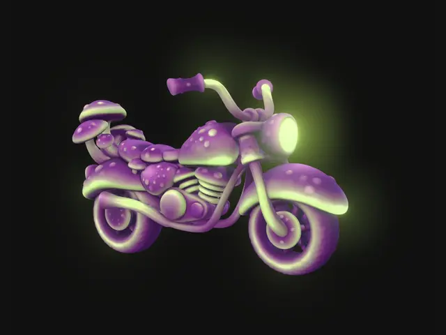 3D model for Purple Myco Motorcycle