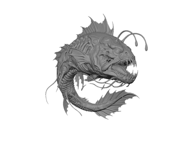 3D model for Abyssal Leviathan