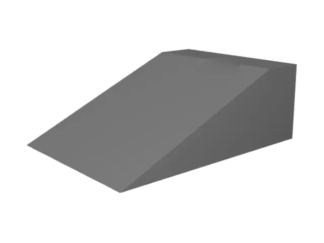 3D model for Concrete Ramp Wedge