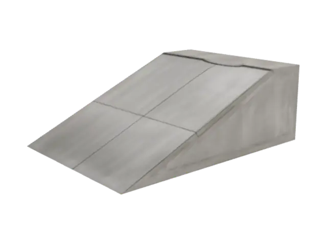 3D model for Concrete Ramp Wedge