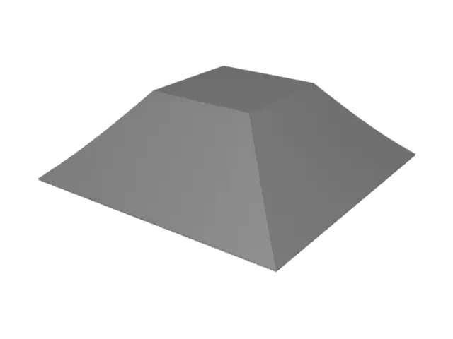 3D model for Concrete Pyramid