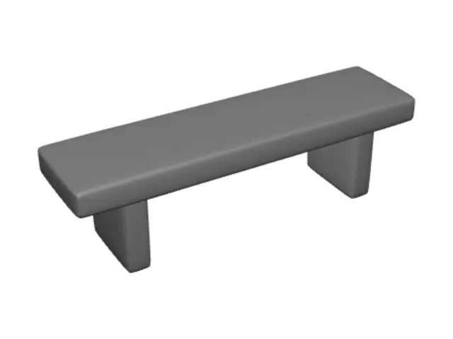 3D model for Concrete Bench