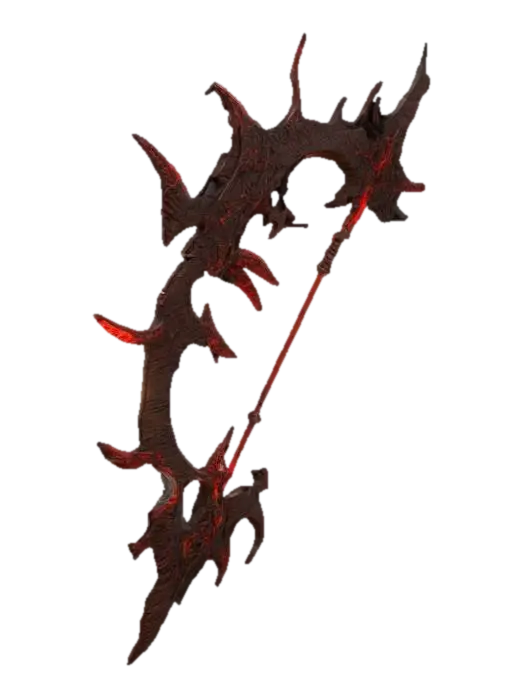 Infernal Bow - Archery 3D model, vytvořený pomocí AI