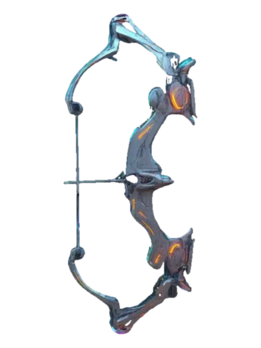 Modello 3D Cybernetic longbow, with neon lights and electric mechanism. It is very long and…, generato dall’IA