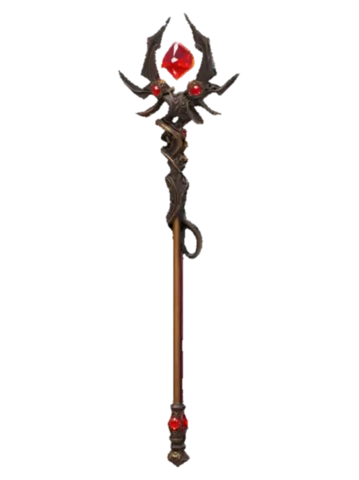 3D model for Flamecrystal Staff