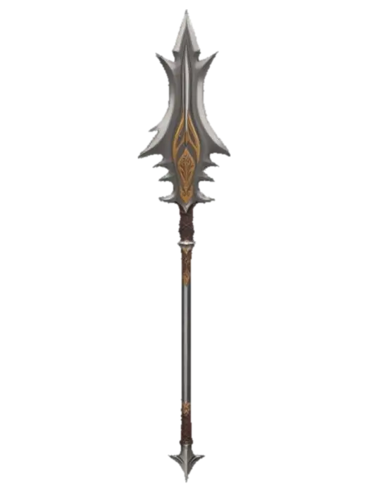 Eclipse Spear 3D model, vytvořený pomocí AI