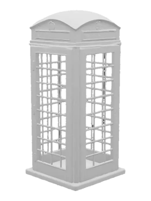 3D model for Realistic London phone booth. HDR. #AroundTheWorld#