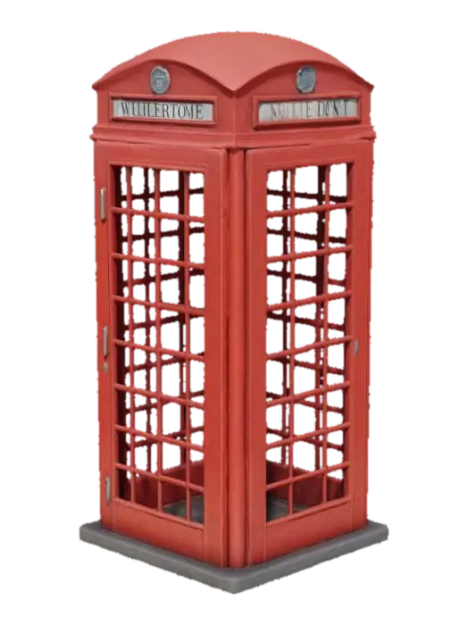 3D model for Realistic London phone booth. HDR. #AroundTheWorld#