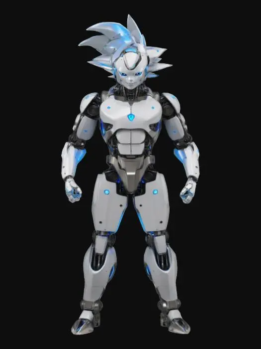 3D model for Cyber Warrior