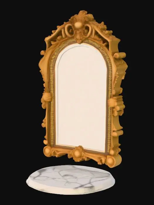 3D model for mirror, mirror on the wall, #PBR#