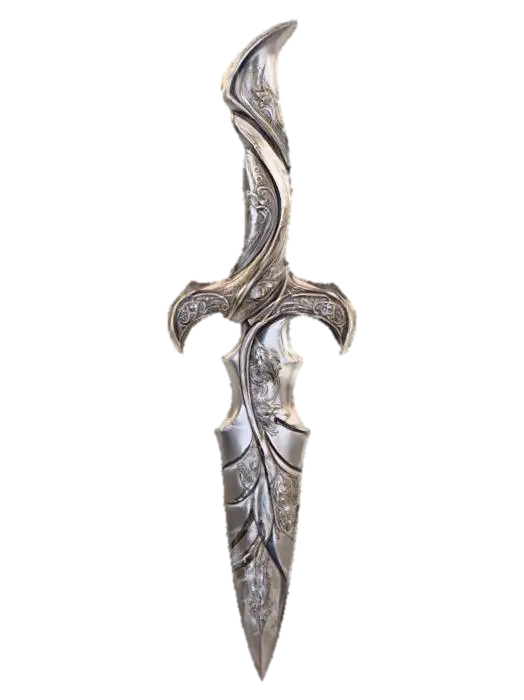 3D model for Silver Leaf Dagger