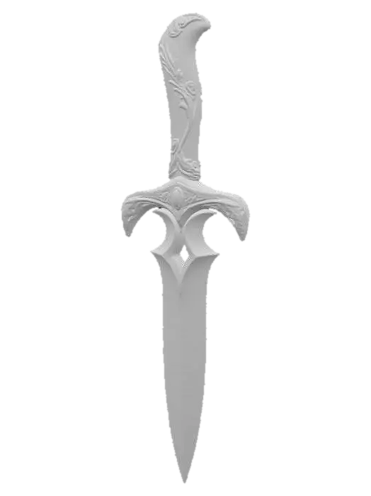3D model for Elven Blade