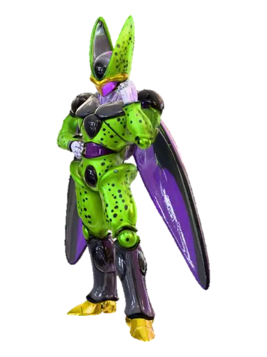 Cell Character Artwork, #villain# - Antagonist 3D model, vytvořený pomocí AI