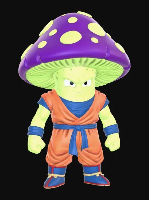 3D model for Mushroom Warrior