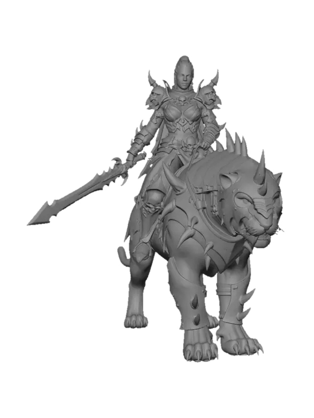 3D model for Bloodmane Warlord