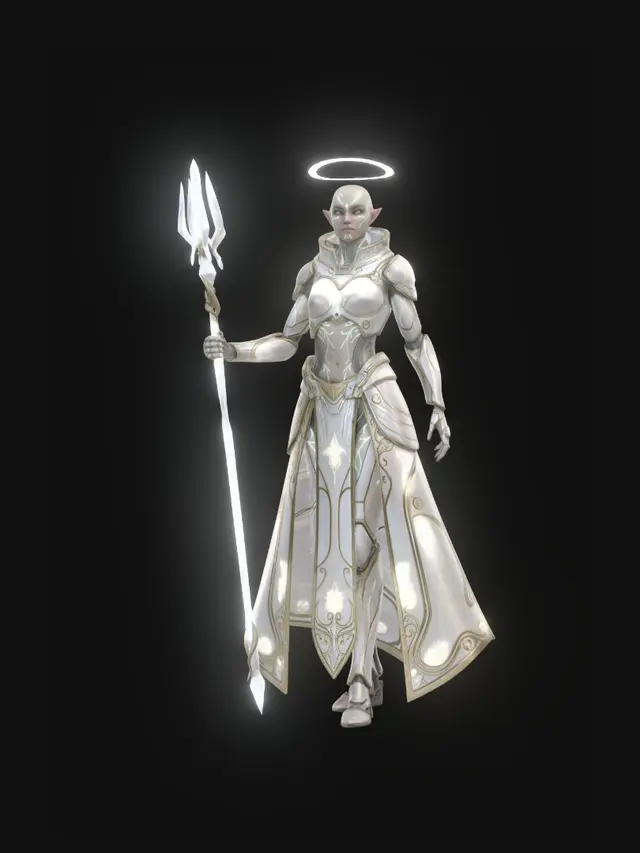 3D model for Celestial Dawnwarden