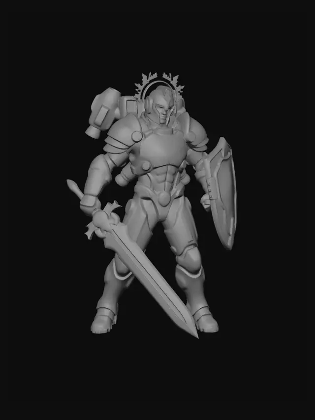 3D model for Celestial Paladin