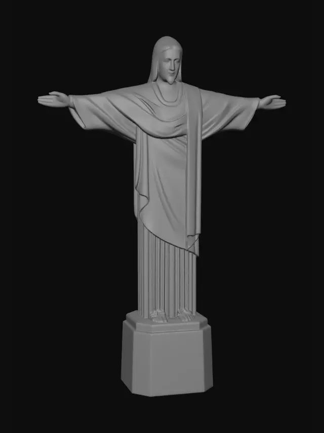 3D model for Brazilian Redeemer
