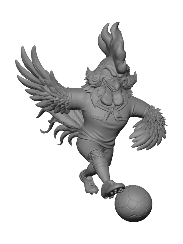 3D model for Le Coq Bleu