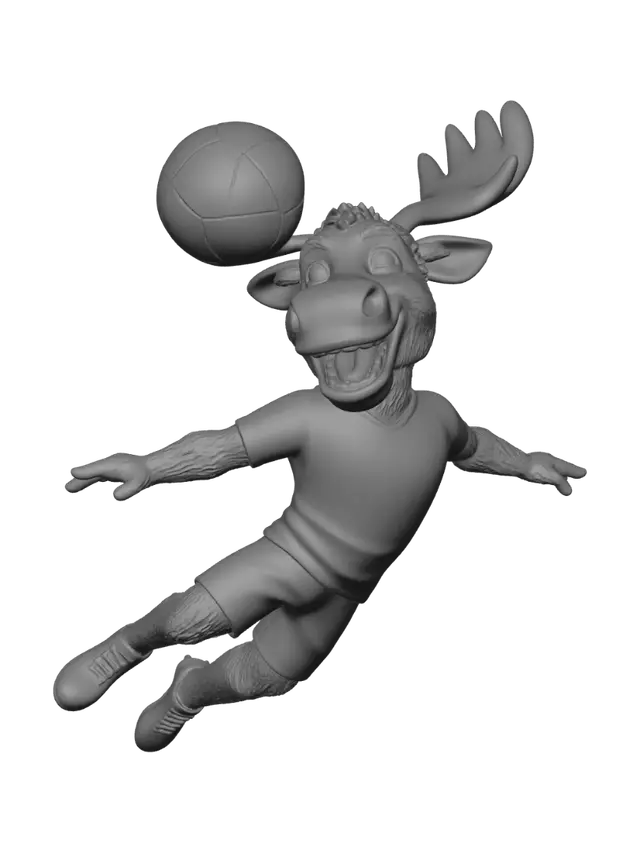 3D model for Flying Soccer Moose