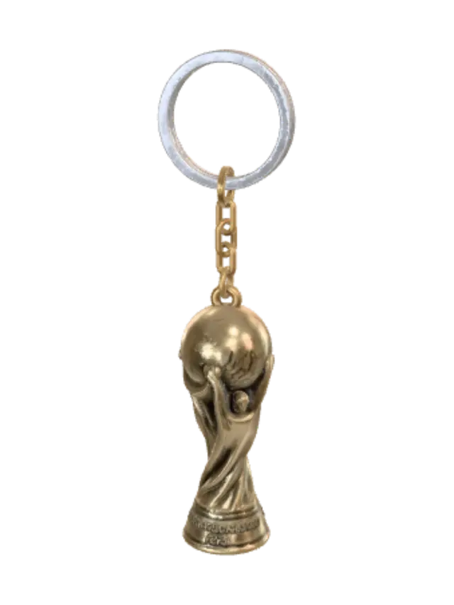 World Cup Trophy Keychain 3D model, vytvořený pomocí AI