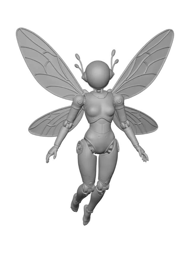 3D model for Gilded Automaton Fairy