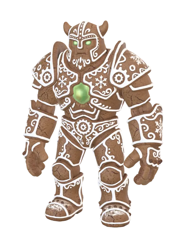 Balthazar - Gingerbread 3D model, vytvořený pomocí AI
