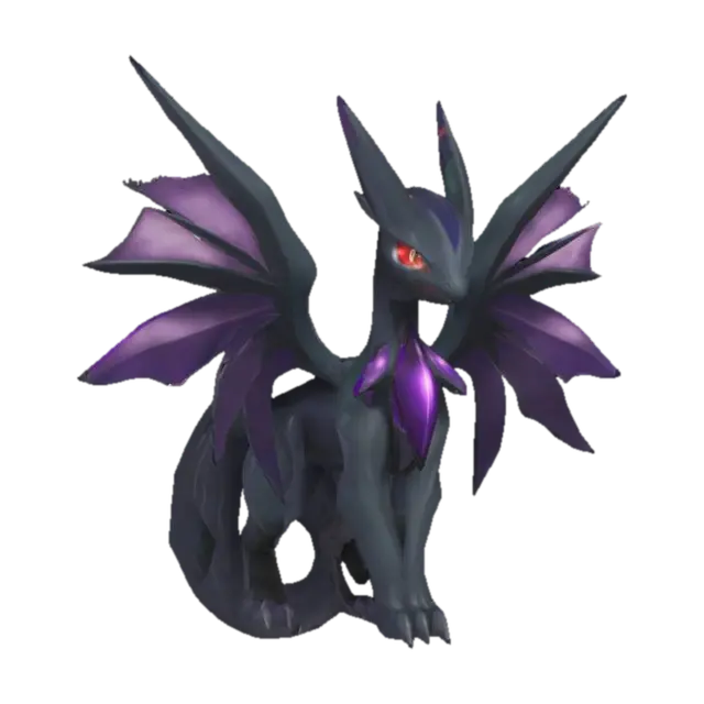 3D model for A legendary Pokémon of Dark type.