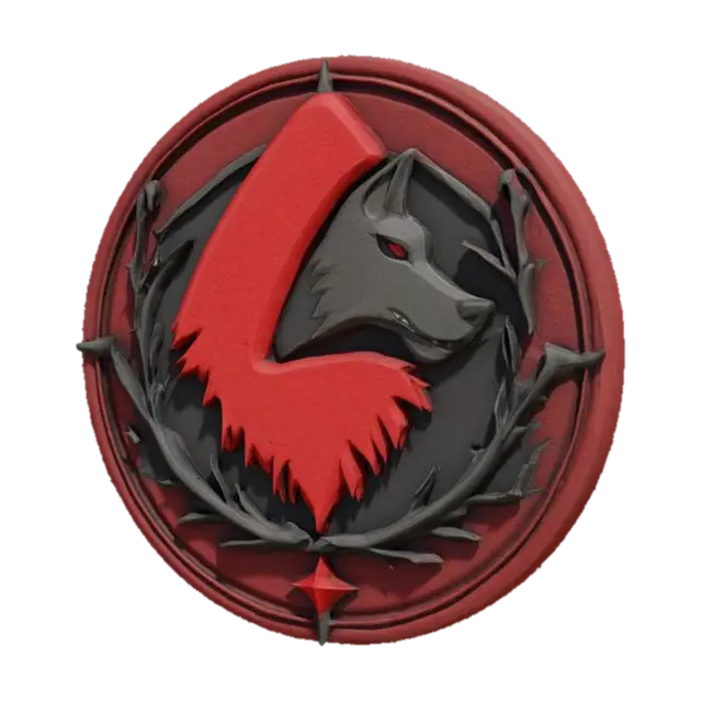 3D model for Imagine if Red Hidding Hood has an 3D #emblem# for her wolf killers' guild. Plain emblem. Detailed. High definition texture.