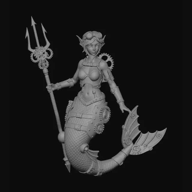 3D model for Clockwork Siren