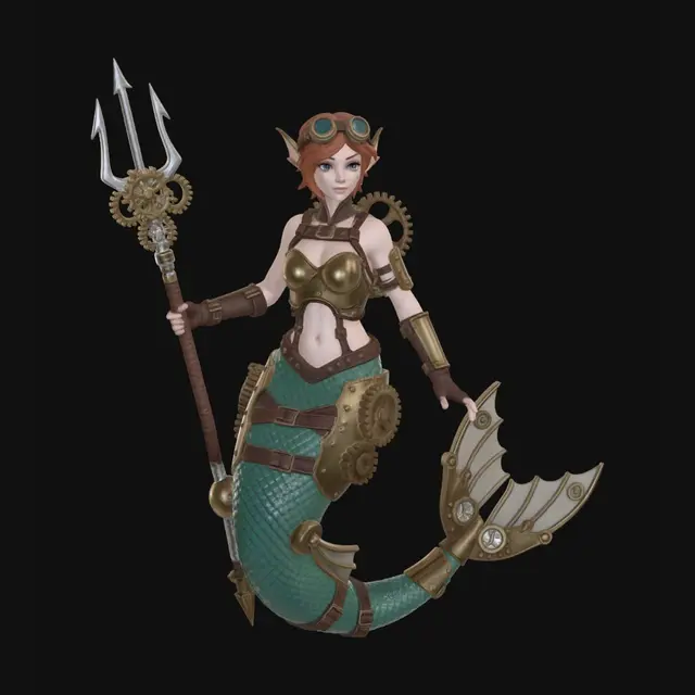 3D model for Clockwork Siren