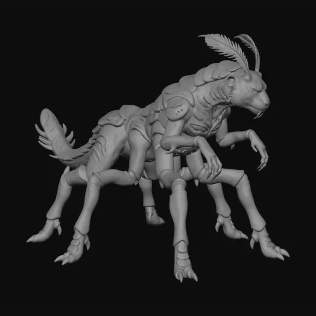 3D model for Neon Striped Sentinel