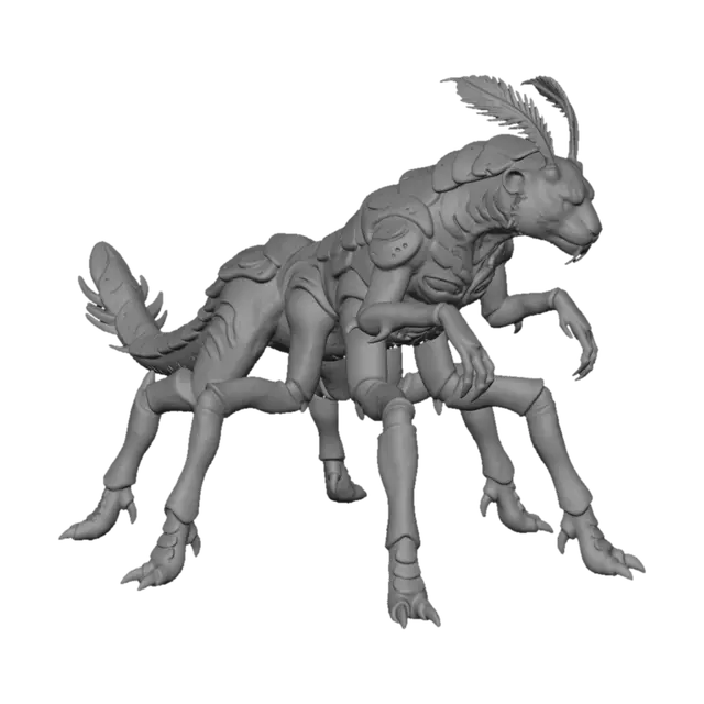 3D model for Neon Striped Sentinel