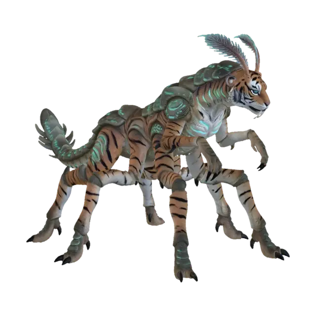 3D model for Neon Striped Sentinel