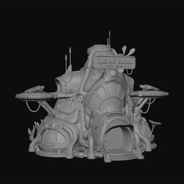 3D model for Xeno-Bar: The Galactic Oasis