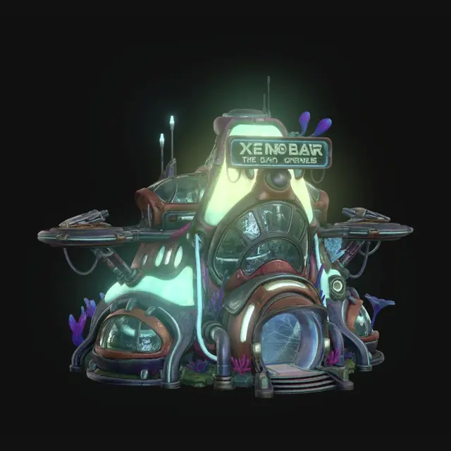 3D model for Xeno-Bar: The Galactic Oasis