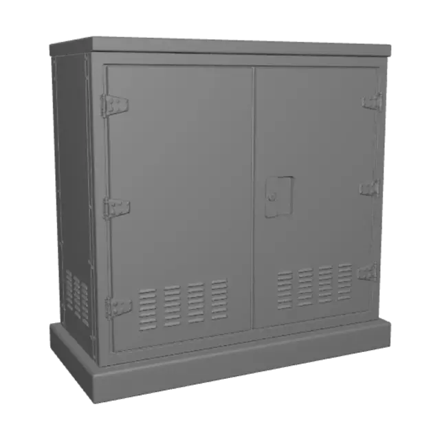 3D model for Industrial Electrical Cabinet