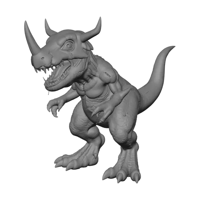 3D model for Horned Skull Dino