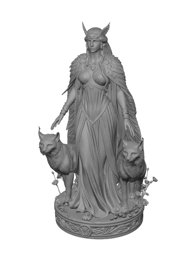3D model for Goddess of the Golden Dawn