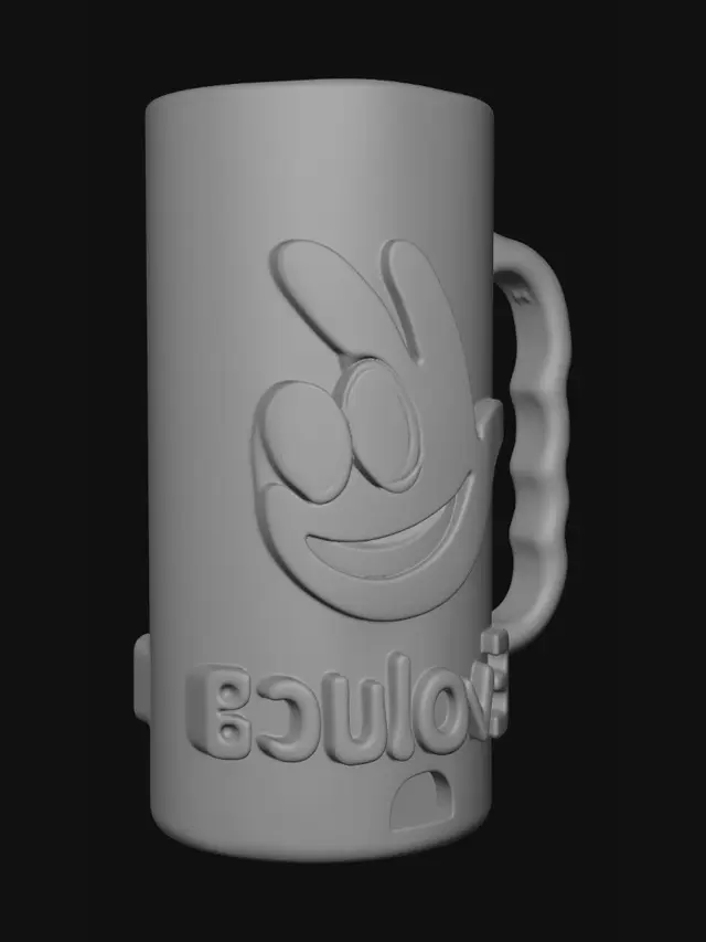 3D model for Rainbow Smile Mug