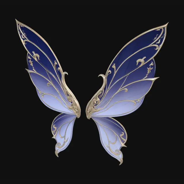 3D model for Celestial Blue Wings