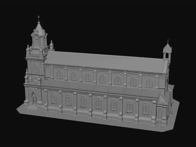 3D model for Gothic Cathedral Model
