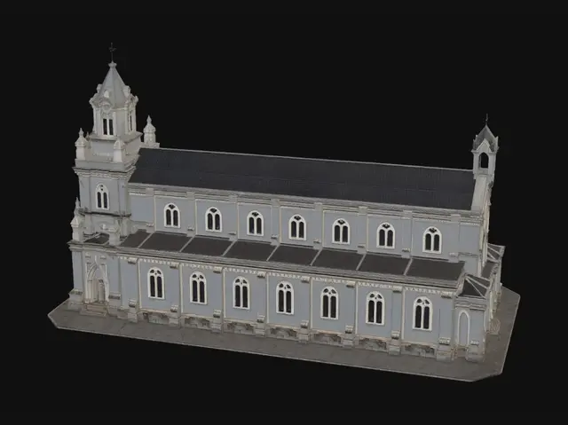 3D model for Gothic Cathedral Model