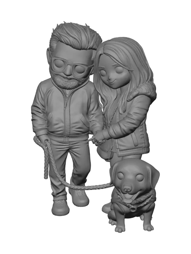 3D model for Paws and Love