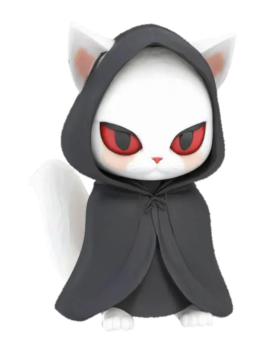 3D model for Enigmatic Cat Mage