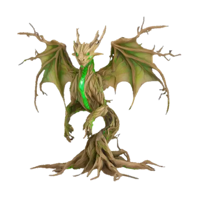 3D model for Woodland Dragon Guardian