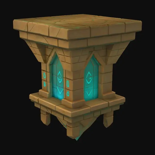 3D model for Ancient Glyph Obelisk