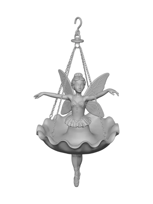 3D model for Hanging Fairy Ballet Bowl