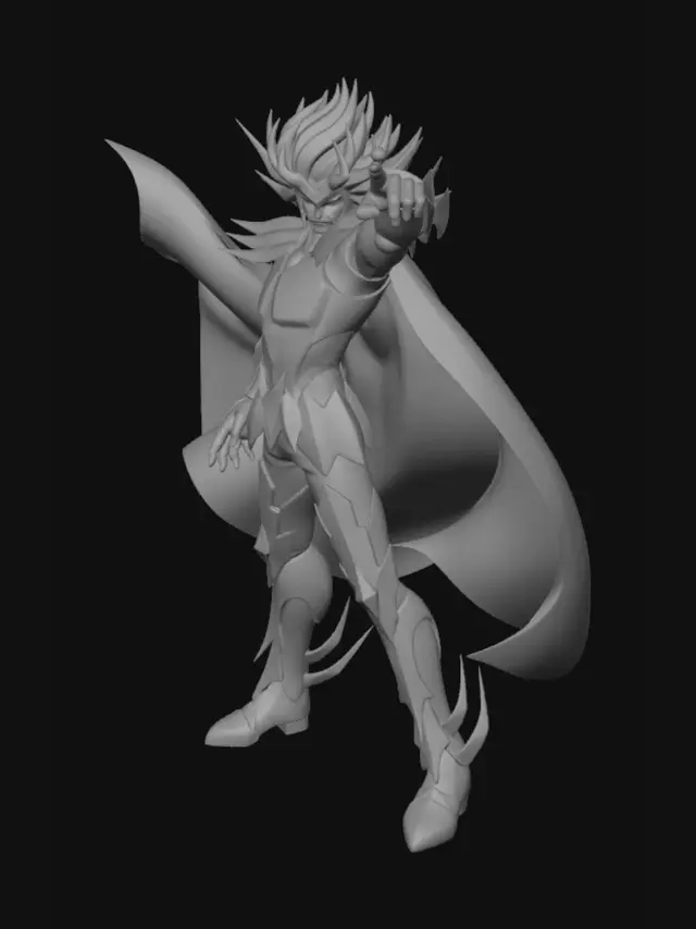 3D model for Cosmic Gold Saint